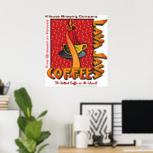 Poster Lava Java café hawaïen (Bureau à domicile)