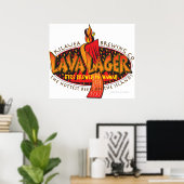 Poster Lava Lager Bière hawaïenne (Bureau à domicile)