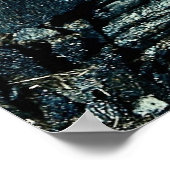 Poster Lava, Parc national des volcans d'Hawaii, États-Un (Coin)