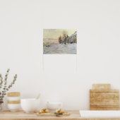 Poster Lavacourt sous neige, c.1878-81 (Cuisine)