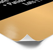 Poster Lavage de puissance de pression professionnel Gold (Coin)