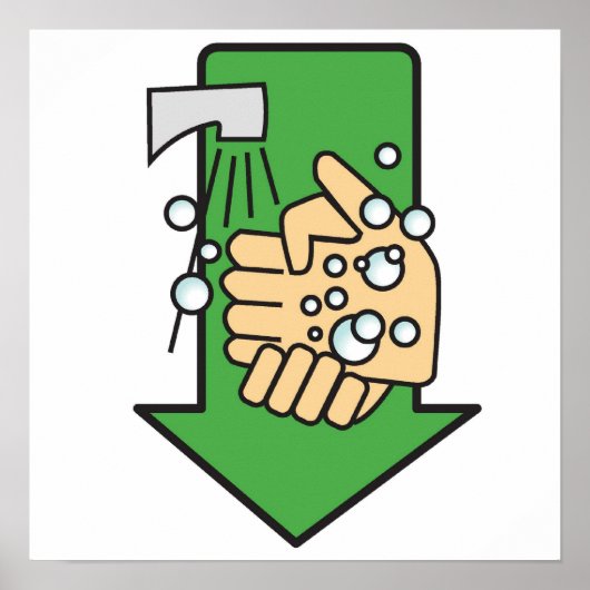 Poster Lavage des mains (Devant)