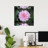 Poster Lavande Dahlia (Bureau à domicile)