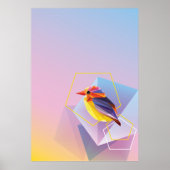 Poster Lavande En Colibri Bleu (Devant)