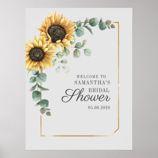 Poster Lavande Eucalyptus Feuillage Mariage Script (Devant)
