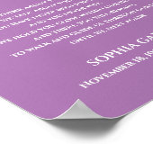 Poster Lavande Jusqu'À Ce Que Nous Rencontrions À Nouveau (Coin)