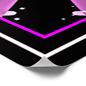 Poster *~* Lavande Radieuse Violet Ray Mandala (Coin)