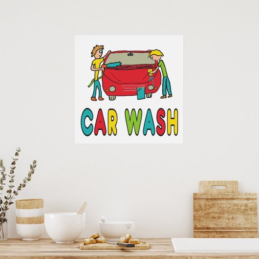 Poster Lave-auto (Cuisine)