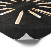 Poster Lave-chaux foncé industriel moderne (Coin)