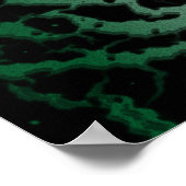 Poster Lave de l'espace craqué - blanc/forêt (Coin)
