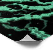 Poster Lave d'espace fissuré - Mention (Coin)