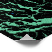 Poster Lave d'espace fissuré - Mention (Coin)