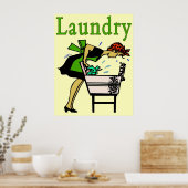 Poster Lave-linge (Cuisine)