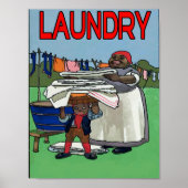 Poster Lave-linge (Devant)