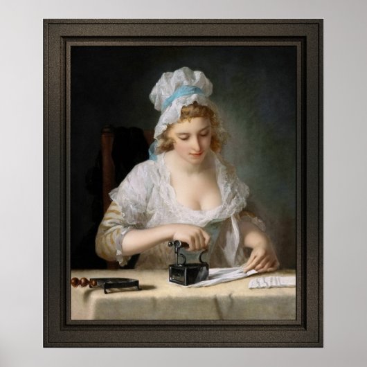 Poster Lave-linge de maison repassage par Henry Robert Mo (Devant)