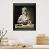 Poster Lave-linge de maison repassage par Henry Robert Mo (Cuisine)