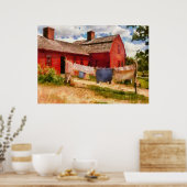 Poster Lave-linge - La Ligne Vêtements (Cuisine)