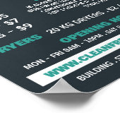 Poster Lave-linge, Lave-linge, Service de nettoyage (Coin)