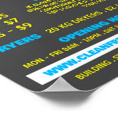 Poster Lave-linge, Lave-linge, Service de nettoyage (Coin)