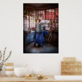 Poster Lave-linge - Miss Lady Blue (Cuisine)