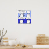 Poster Lave-linge Petits bouchons Bande dessinée (Cuisine)