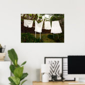 Poster Lave-linge vintage (Bureau à domicile)