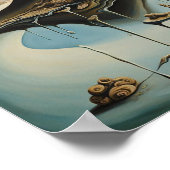 Poster Lave moulée (Coin)