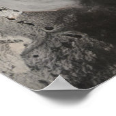 Poster Lave psychédélique Molten sur l'art Abstrait Graph (Coin)