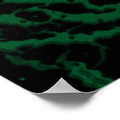 Poster Lave spatiale fissurée - Forêt (Coin)