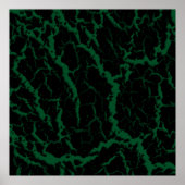 Poster Lave spatiale fissurée - Forêt (Devant)
