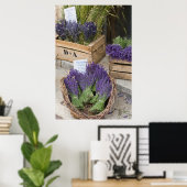 Poster Lavendar for sale, Provence, France (Bureau à domicile)