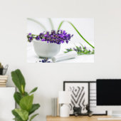 Poster Lavendel Duft (Bureau à domicile)