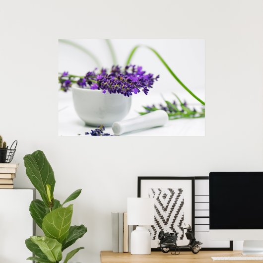 Poster Lavendel Duft (Bureau à domicile)