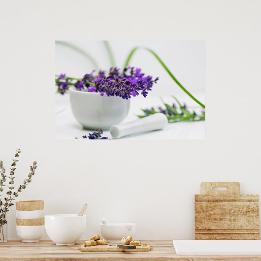 Poster Lavendel Duft (Cuisine)