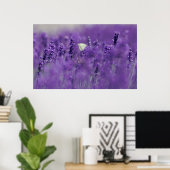 Poster Lavender Field (Thuiskantoor)