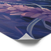 Poster Lavender Field Modern Watercolor Wall Art (Coin)