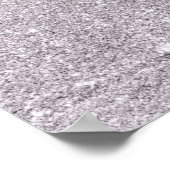 Poster Lavender parties scintillant ombre photo Sweet 16  (Coin)