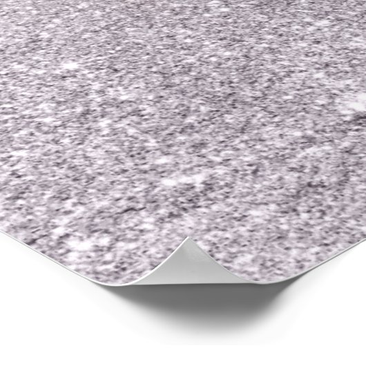 Poster Lavender parties scintillant ombre photo Sweet 16  (Coin)