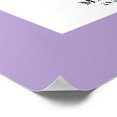 Poster Lavender Photo Pois Graduation Party (Coin)