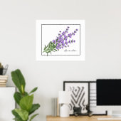 Poster-Lavender Poster (Thuiskantoor)
