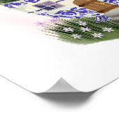 Poster Lavender Teacup Cottage Art Imprimer (Coin)