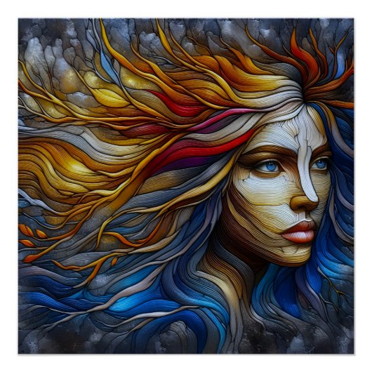 Poster L'avènement de la nature - L'ère de l'IA (Devant)