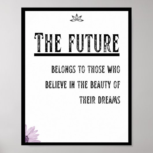 Poster L'avenir appartient à ceux qui croient (Devant)