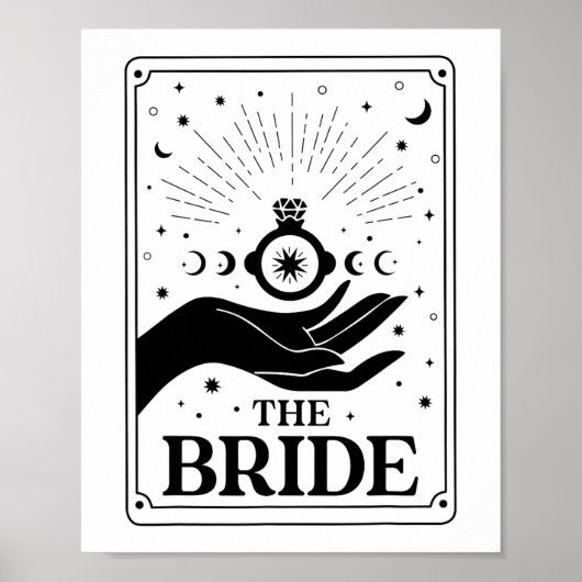 Poster L'avenir de la mariée Mme Tarot Gothic Bridal Part (Devant)