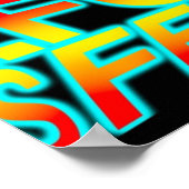 Poster L'avenir est féminin (Coin)