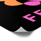 Poster L'Avenir Est Femme Féministe (Coin)