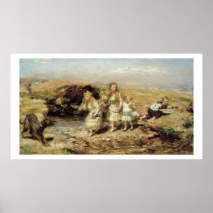 Poster L'aventure, 1883 (huile sur la toile)