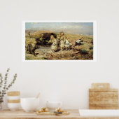 Poster L'aventure, 1883 (huile sur toile) (Cuisine)