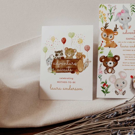 Poster L'aventure attend le Baby shower des créatures du 