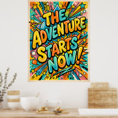 Poster l'aventure commence maintenant (Cuisine)
